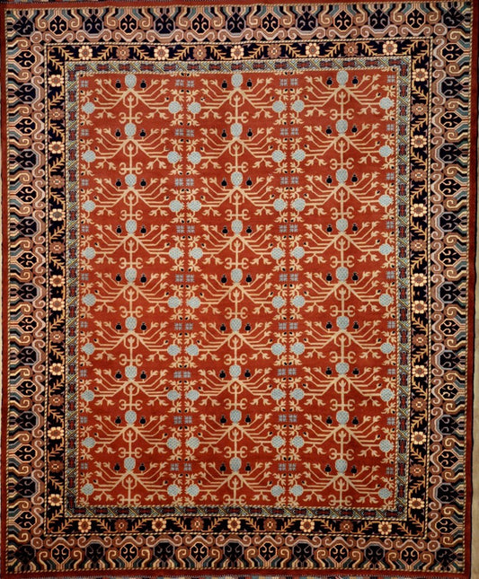 Afghan Super Fine Chobi hand knotted rug 8x11+