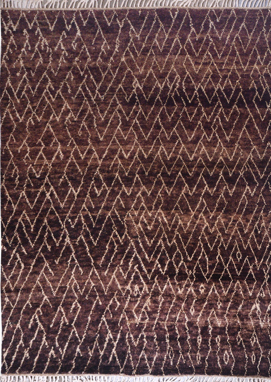 Afghan Moroccan Style hand knotted rug 8x10