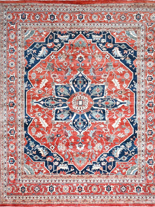 Afghan Modern hand knotted rug 8x10