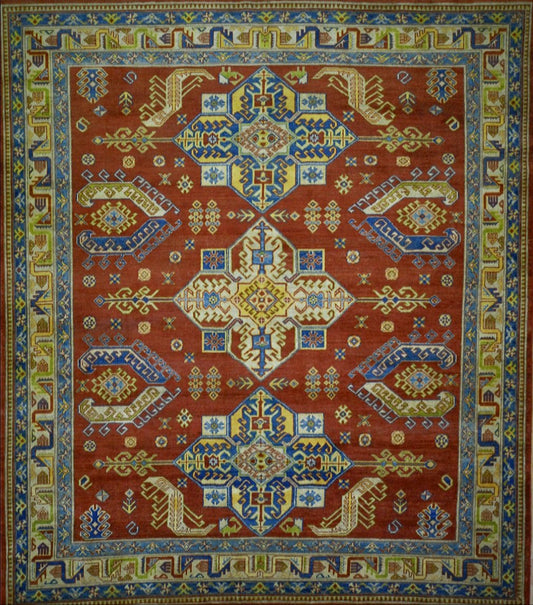Indian Jaipur Serapi hand knotted rug 8x10
