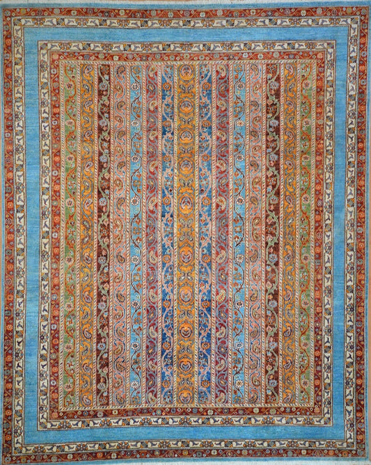 Afghan Super Fine Kazak hand knotted rug 8x10