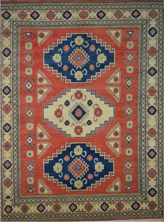 Afghan Super Fine Chobi hand knotted rug 8x11+