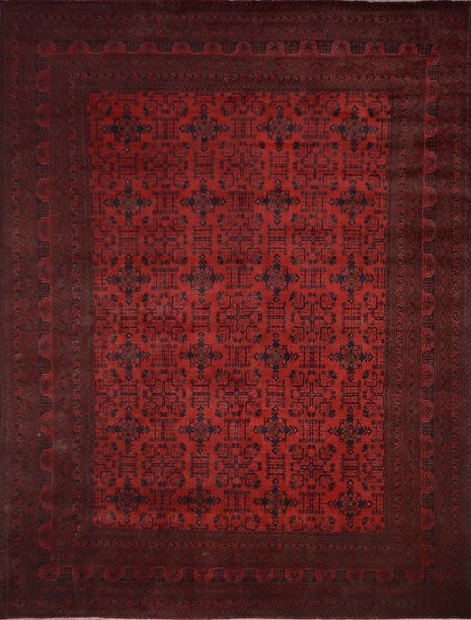 Afghan Sofreh hand woven rug 2x6
