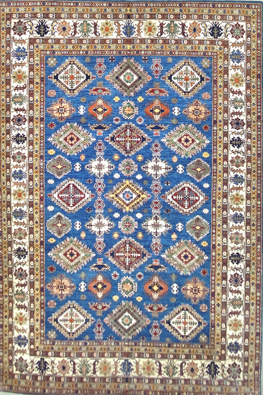 Afghan Ushak hand knotted rug 8x11