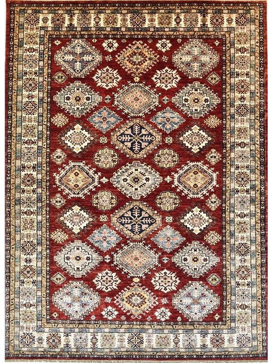 Indian Jaipur Wool & Silk hand knotted rug 8x10