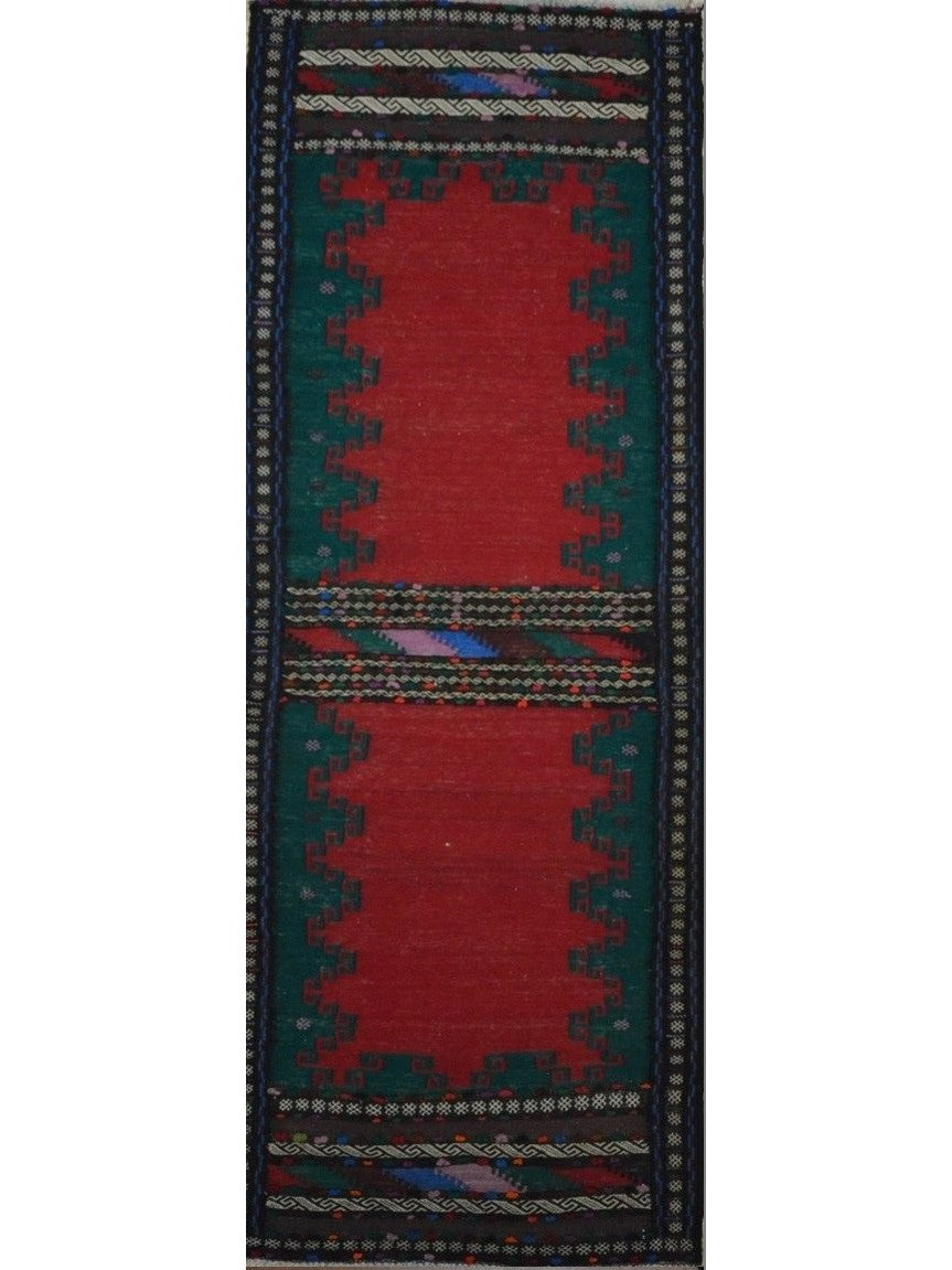 Afghan Berjesta Kilim hand woven rug 6x9