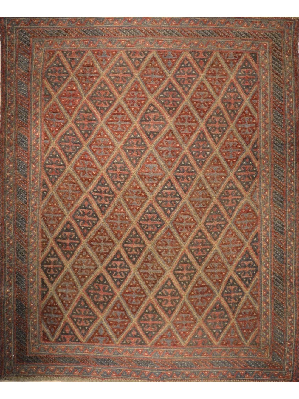Afghan Maimana hand knotted rug 2x9
