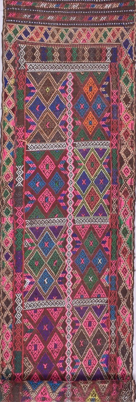 Afghan Kilim Vegetable Dye hand knotted rug 3x5