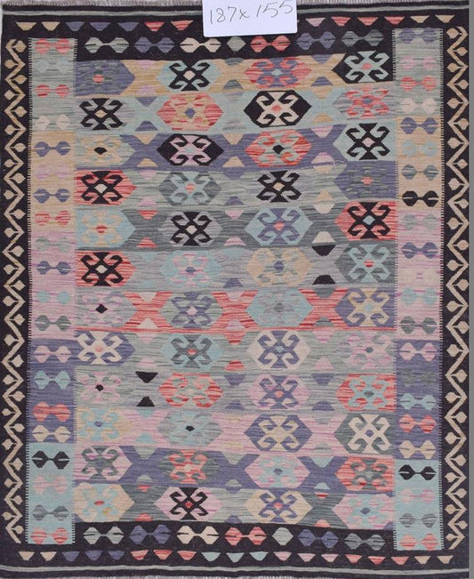 Afghan Kilim - Natural Wool (No Dye) | Lasher Rugs