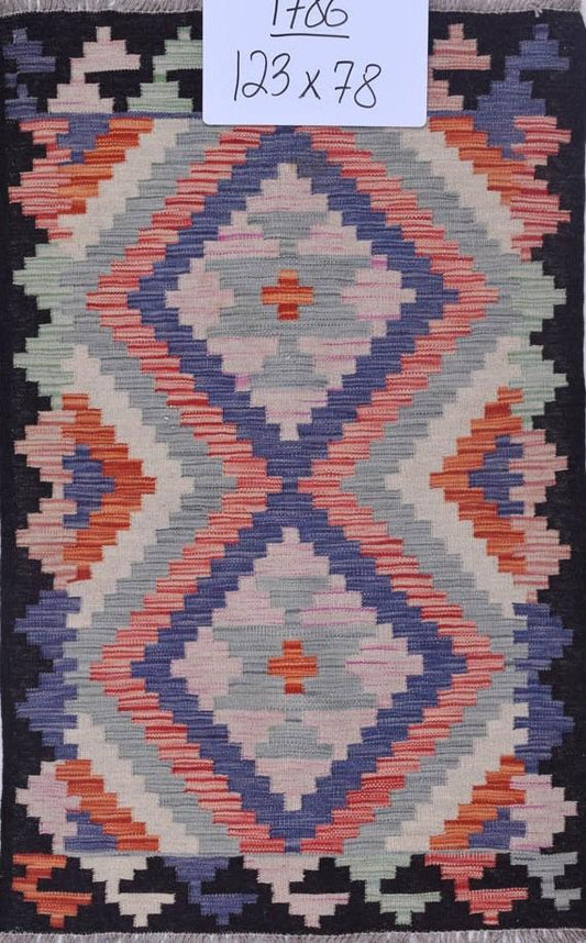 Afghan Kazak hand knotted rug