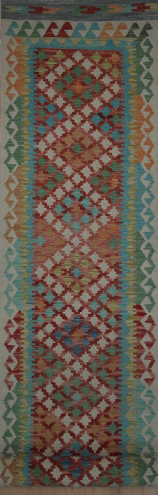Afghan Kilim Sofreh hand woven rug 2x4