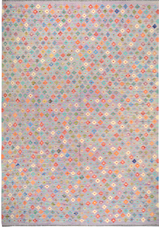 Afghan Vegetable Dye hand woven rug 6x9