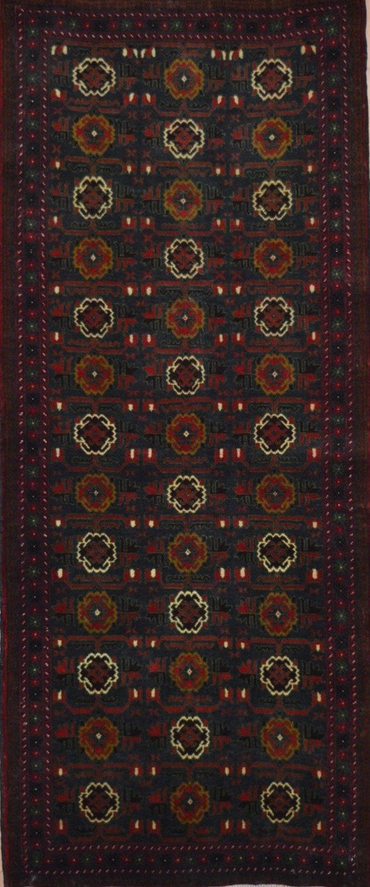 Afghan Balooch hand knotted rug