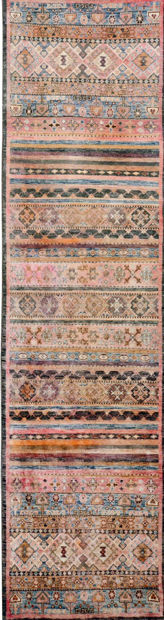 Persian Hossein Abad hand knotted rug 5x7
