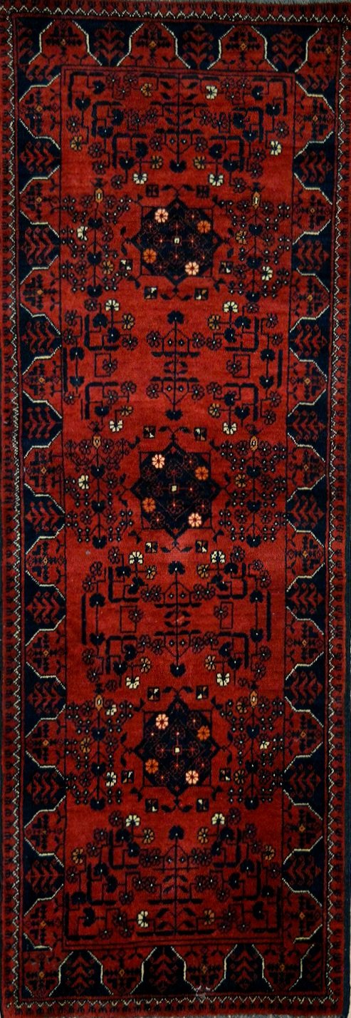 Afghan Kondooz hand knotted rug