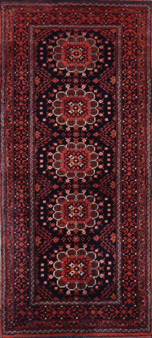 Persian Hamadan hand knotted rug