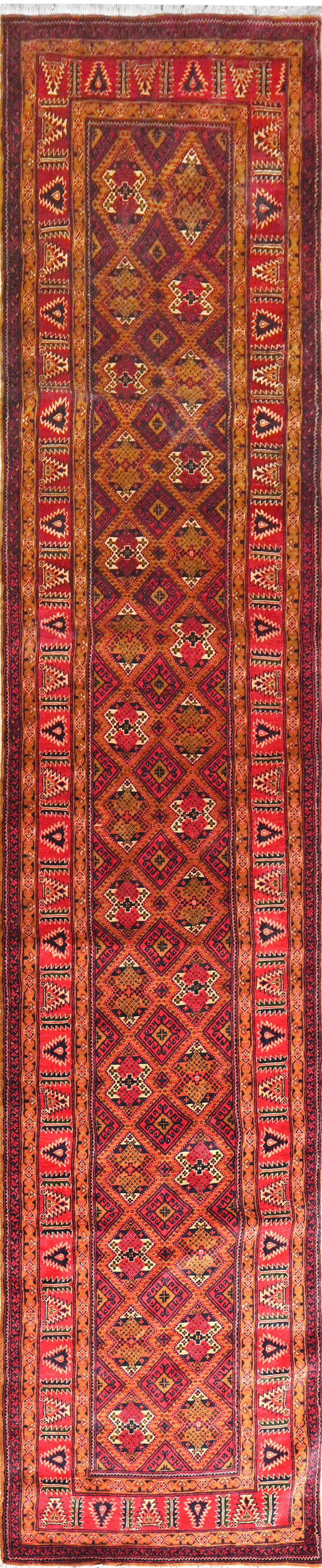 Afghan Vegetable Dye hand woven rug 2x3