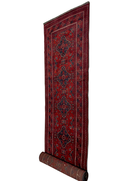 Afghan Kazak hand knotted rug