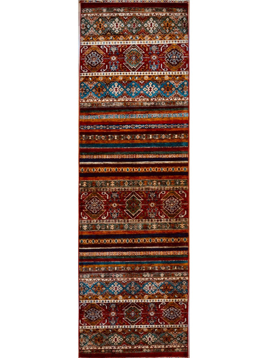 Afghan Khorjeen hand knotted rug