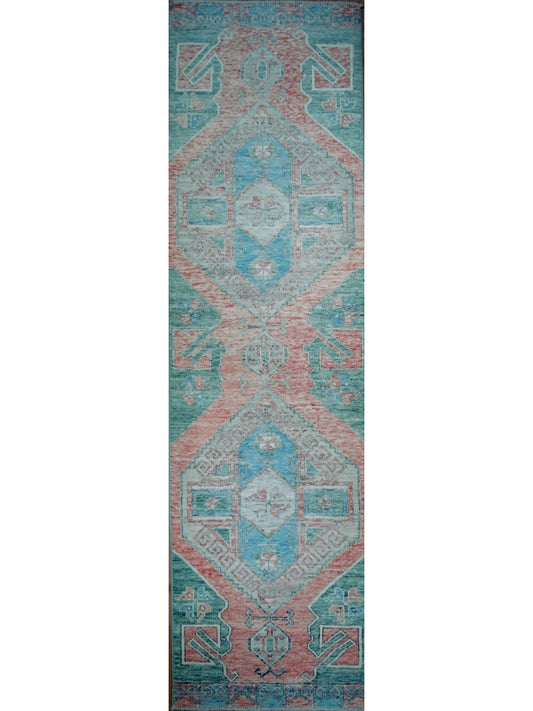Afghan Ushak hand knotted rug