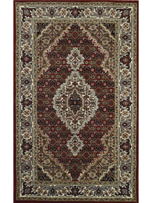 Indian Indonepali hand knotted rug 5x8