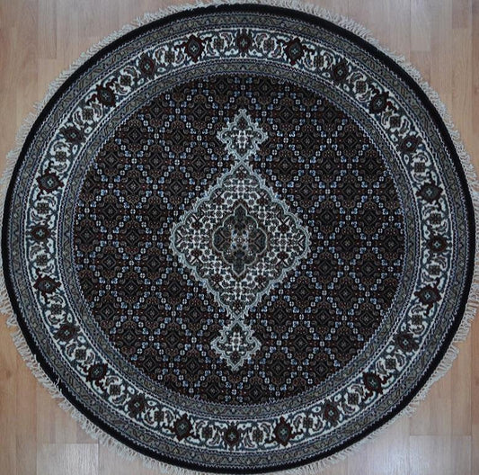 Indian Jaipur Mahi hand knotted rug 5x7