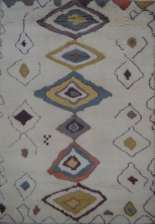 Persian Gharajeh hand knotted rug