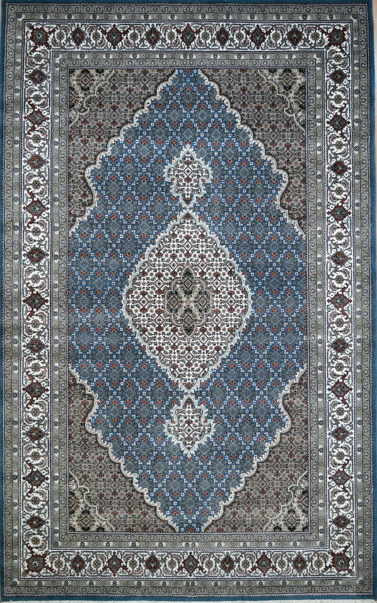 Indian Jaipur Mahi hand knotted rug 7x10