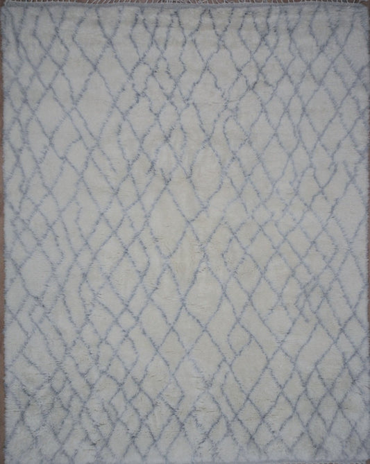 Indian Jaipur hand knotted rug 8x11