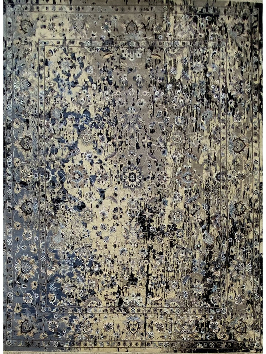 Indian Moroccan Style hand knotted rug