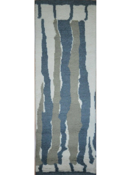 Indian Moroccan Style hand knotted rug