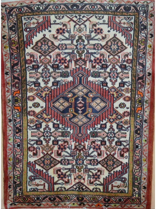Persian Sauroogh hand knotted rug 2x3