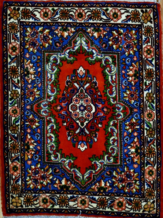 Persian Sauroogh hand knotted rug 2x3