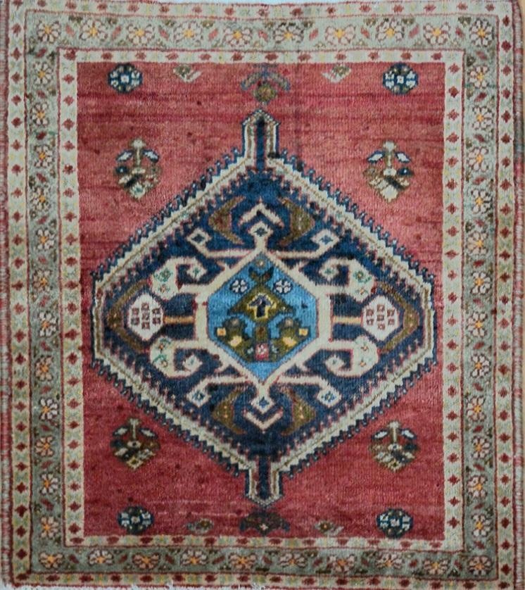Persian Sauroogh hand knotted rug 2x3