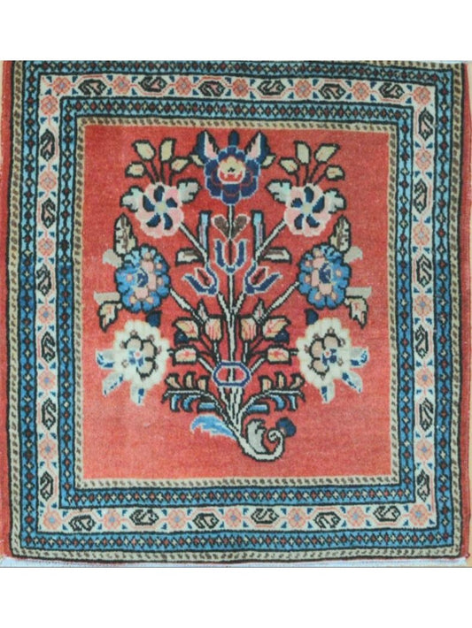 Persian Tabriz hand knotted rug 2x3