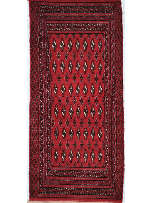 Persian Turkman hand knotted rug 2x3