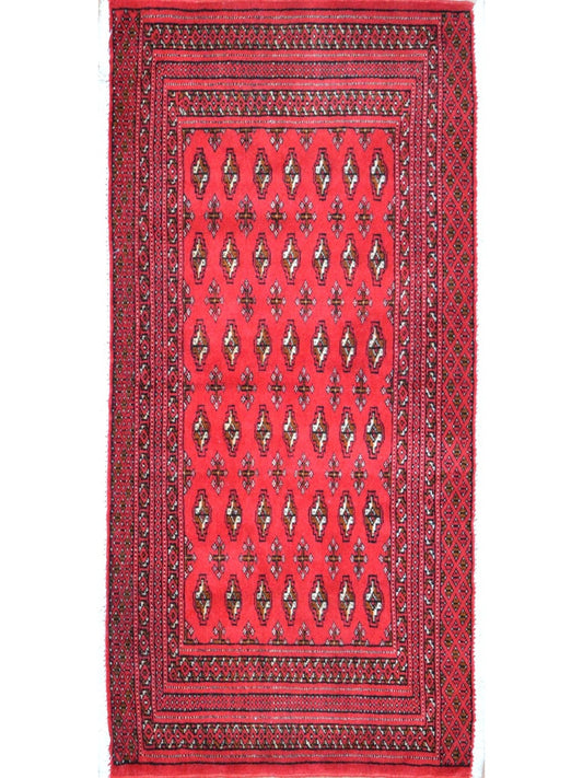 Persian Turkman hand knotted rug 2x3