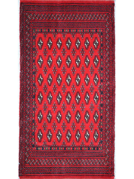 Persian Turkman hand knotted rug 2x3