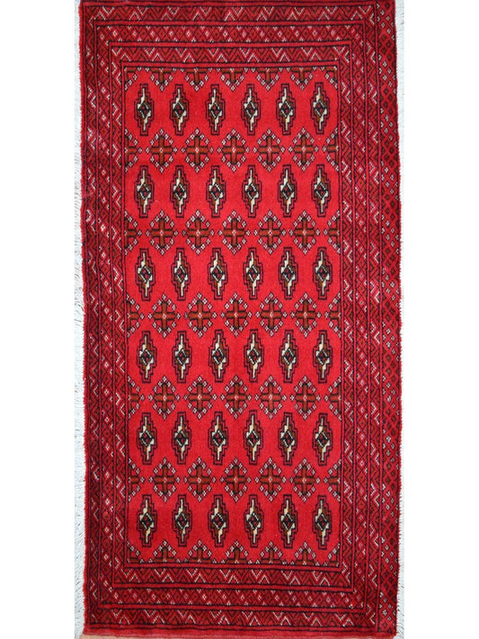 Persian Turkman hand knotted rug 2x3