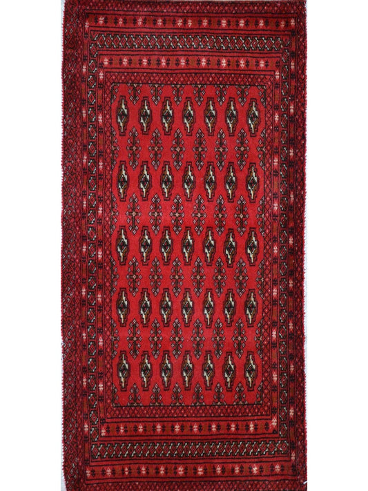 Persian Turkman hand knotted rug 2x3
