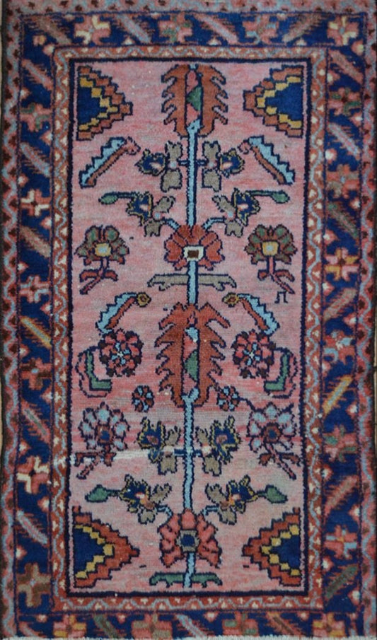 Persian Patchwork hand knotted rug 5x8