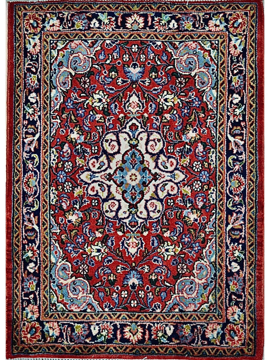 Persian Sauroogh hand knotted rug 2x3