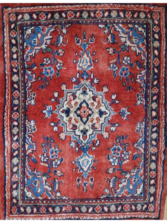 Persian Sanandaj hand knotted rug 2x3