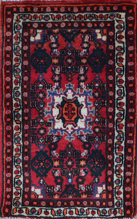 Persian Sauroogh hand knotted rug 2x3