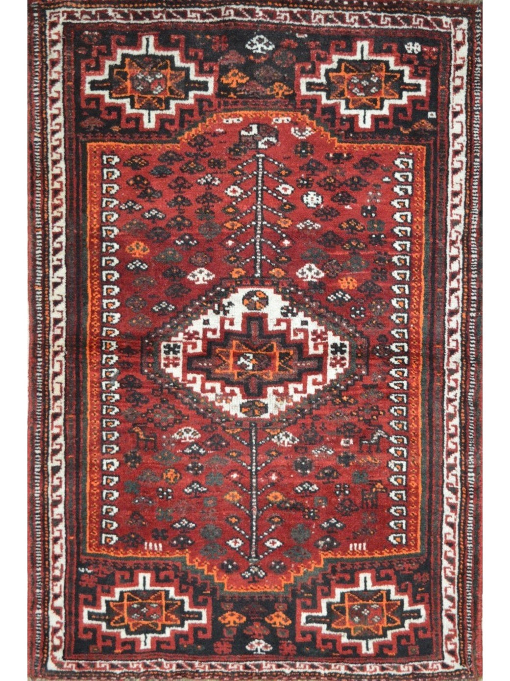 Persian Sarough hand knotted rug 2'6x4'6