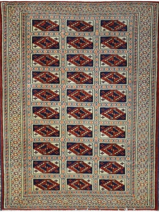 Persian Ghashghai hand knotted rug 3x5