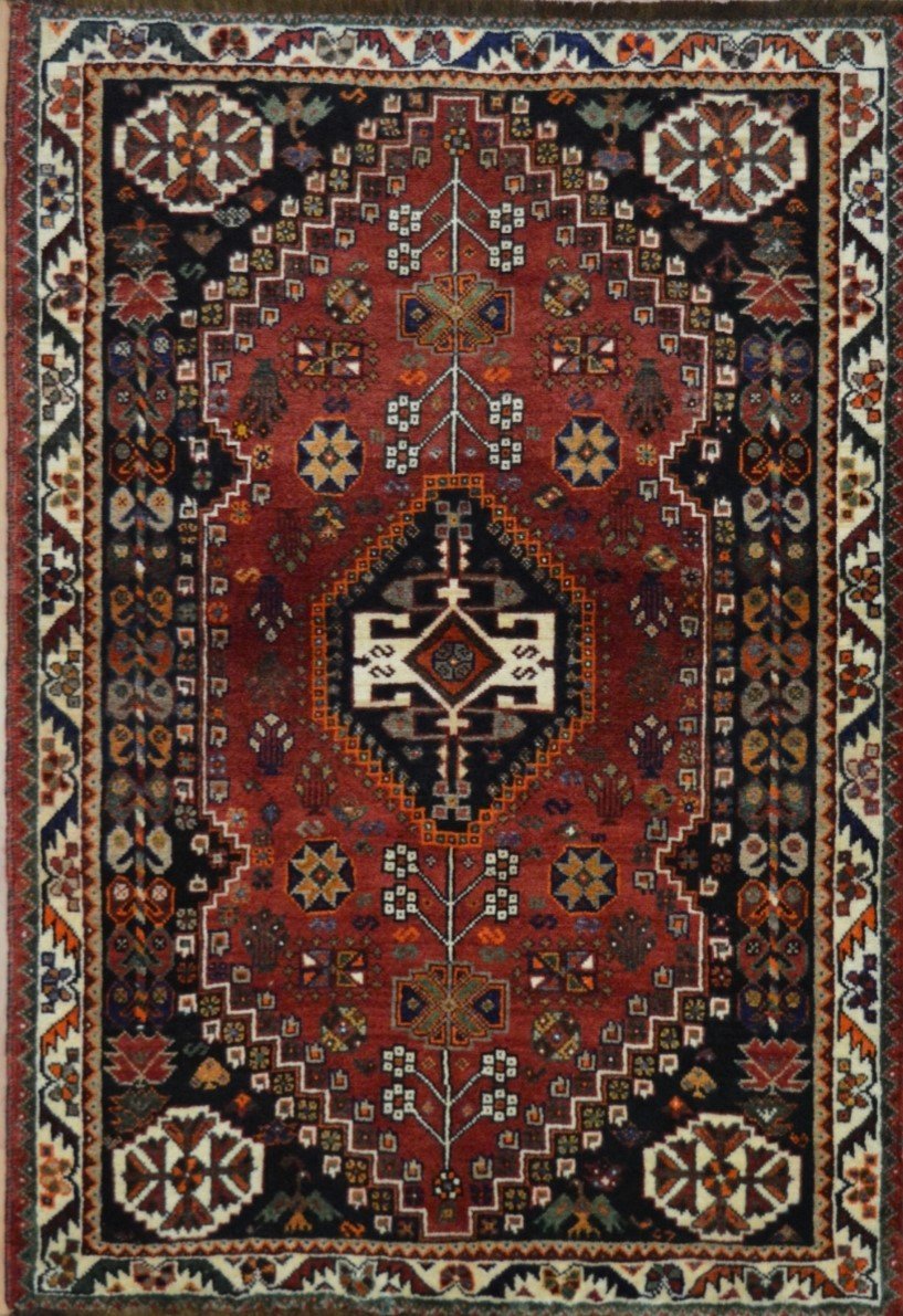 Persian Malayer hand knotted rug 3x5