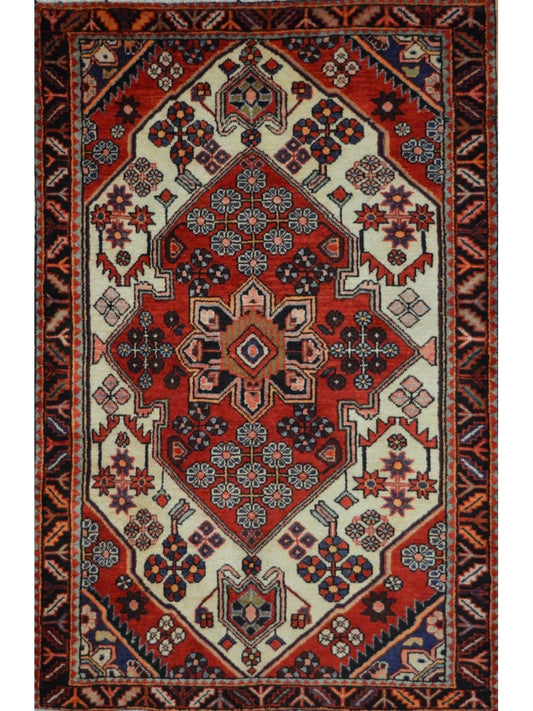 Persian Turkman hand knotted rug 3x5