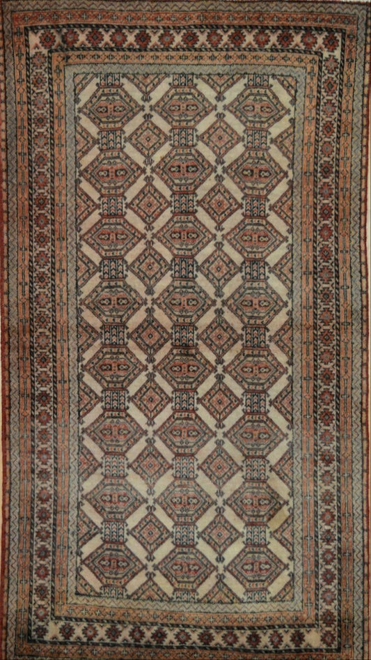 Persian Turkman hand knotted rug 3x5