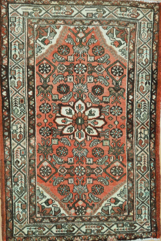 Persian Nahavand hand knotted rug 3x5